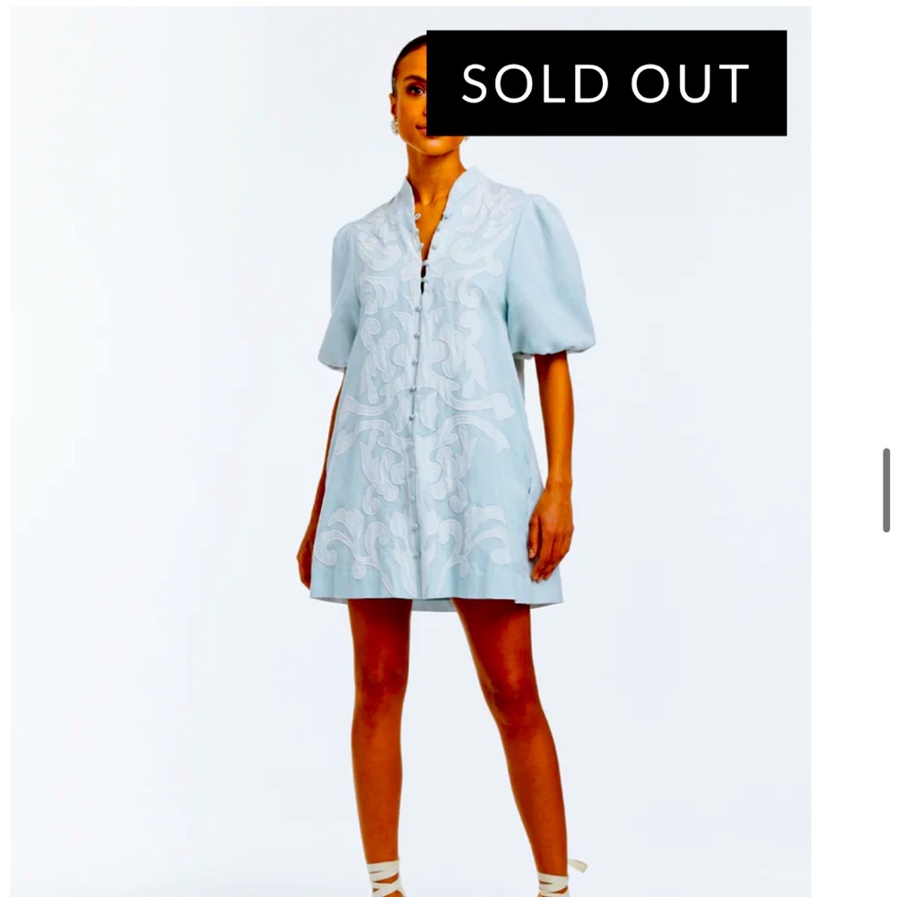 ISO mestiza New York Eliana barong mini dress